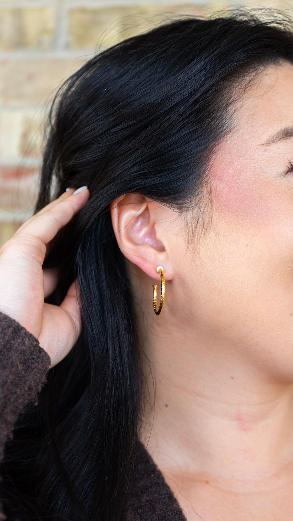 Luxe Harlow Hoops - Gold