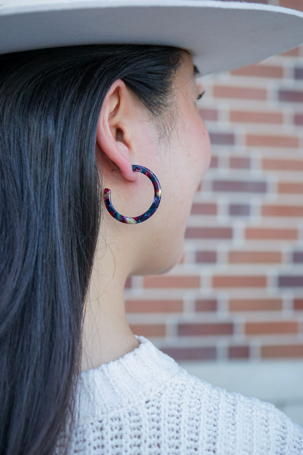 Camy Hoops - Jeweled Twilight