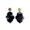 Natalia Earrings - Onyx Black