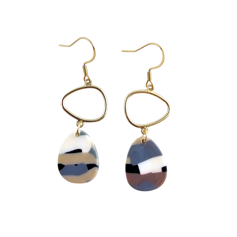 Quinn Earrings - Camo