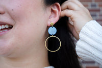 Sadie Earrings - Navy