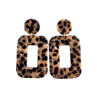 Margot Earrings - Cheetah