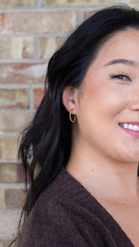 Luxe Tatum Hoops - Gold