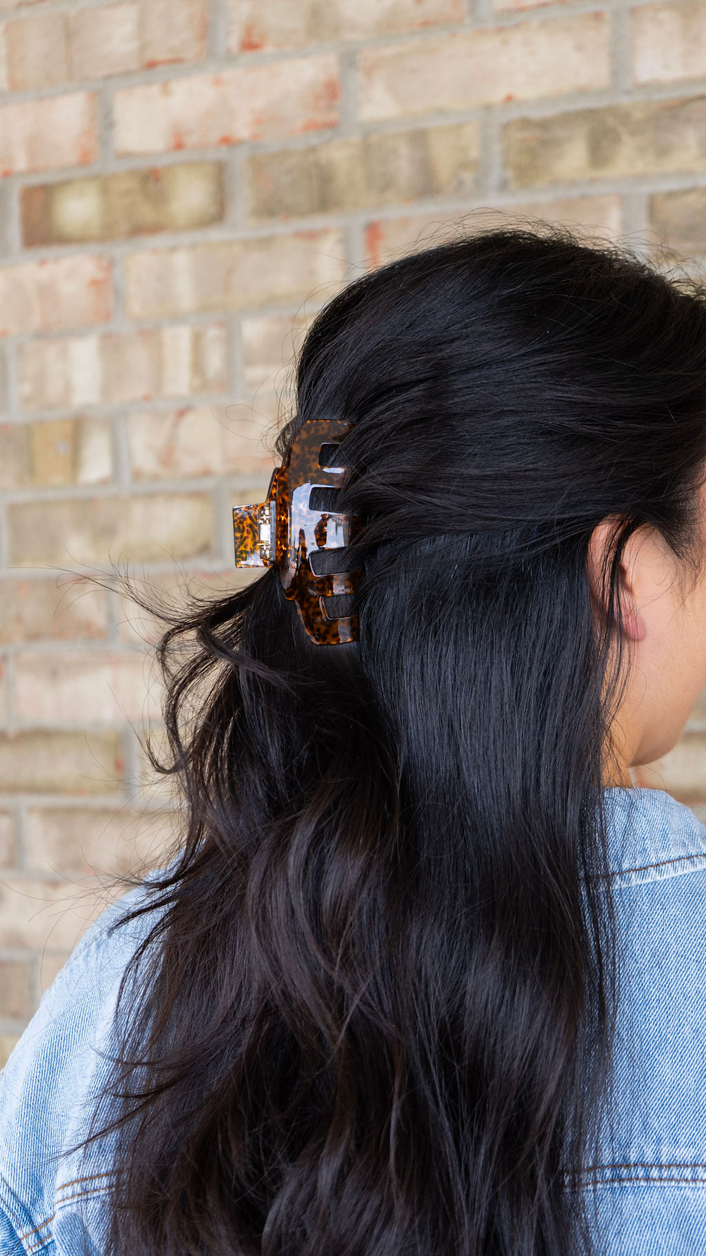 Catherine Hair Claw - Amber Dot
