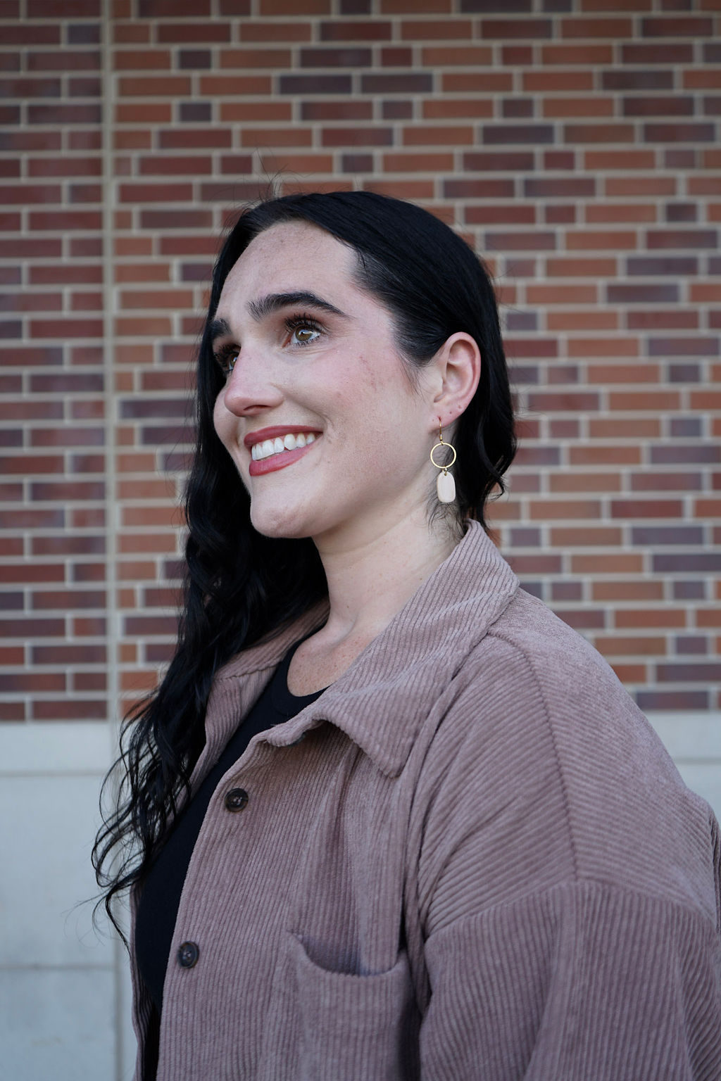 Emma Earrings - Linen