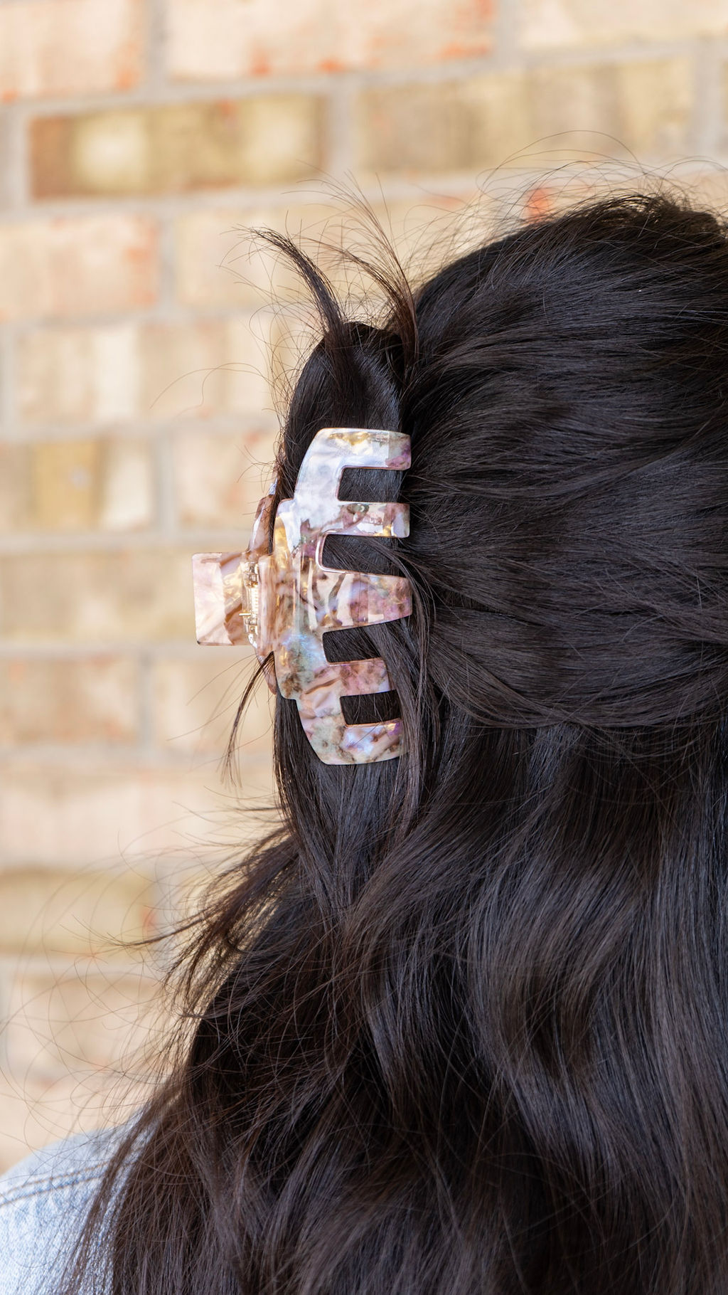 Catherine Hair Claw - Shimmering Taupe
