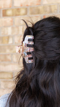 Catherine Hair Claw - Shimmering Taupe