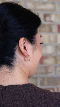 Luxe Tatum Hoops - Gold