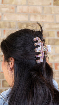 Catherine Hair Claw - Shimmering Taupe