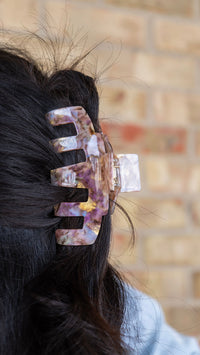 Catherine Hair Claw - Shimmering Taupe
