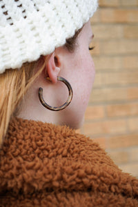 Camy Hoops - Coffee Shimmer