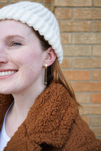 Blair Earrings - Coffee Shimmer