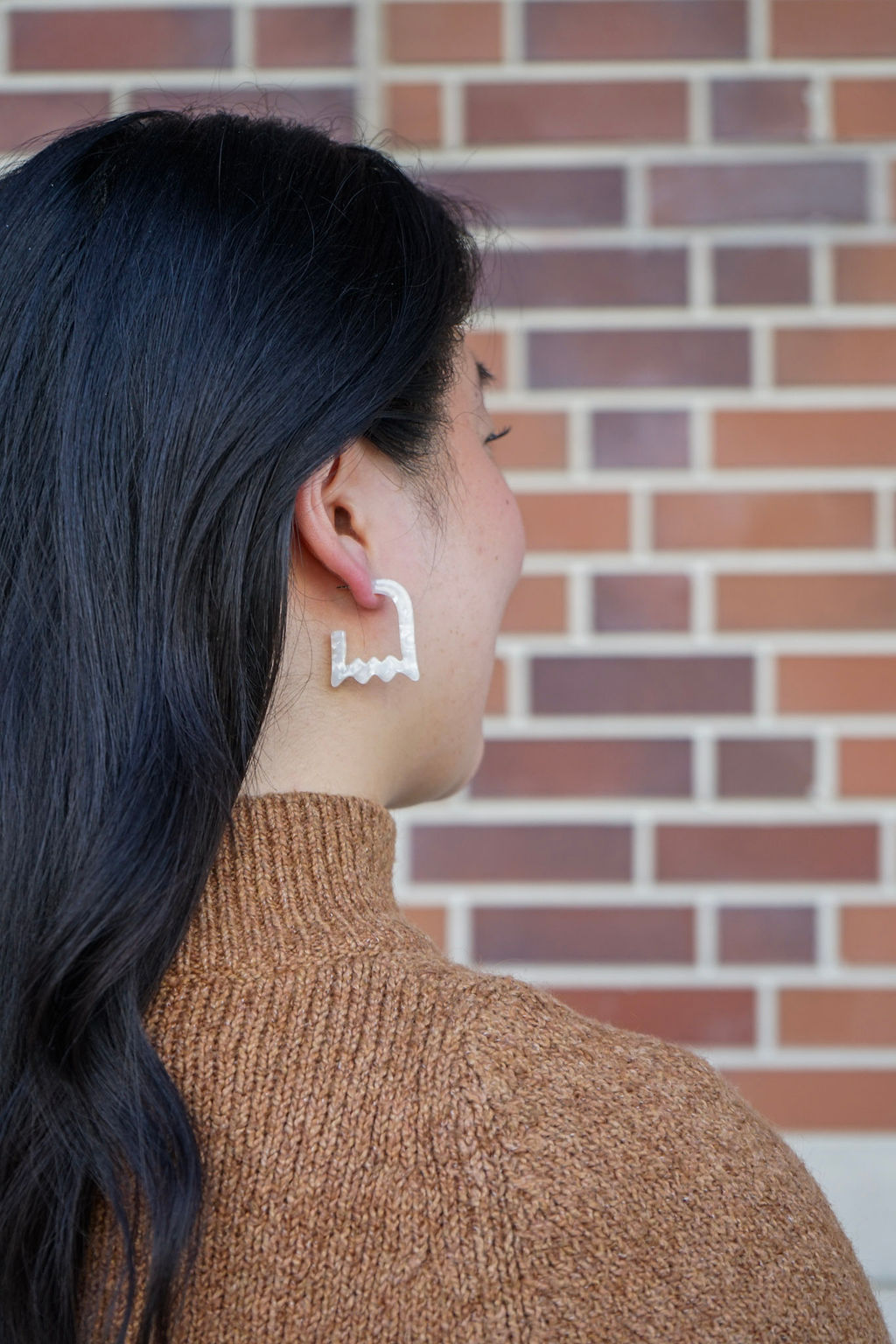 Ghost Hoops - Cream