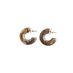 Chloe Hoops - Brown