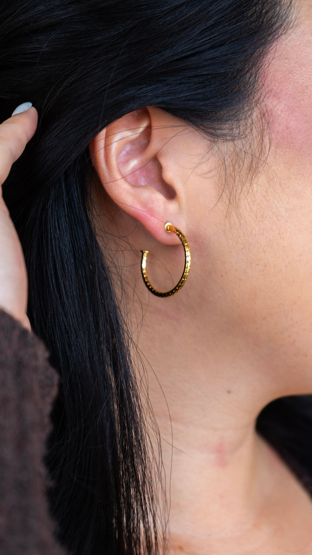Luxe Harlow Hoops - Gold