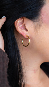 Luxe Harlow Hoops - Gold