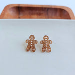 Gingerbread Man Studs