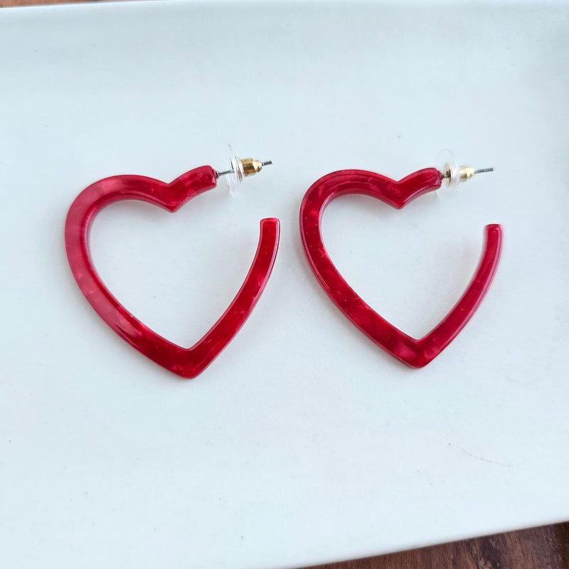 Heart Hoops Red – Spiffy Splendid - Main Image