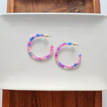 Camy Hoops - Cotton Candy
