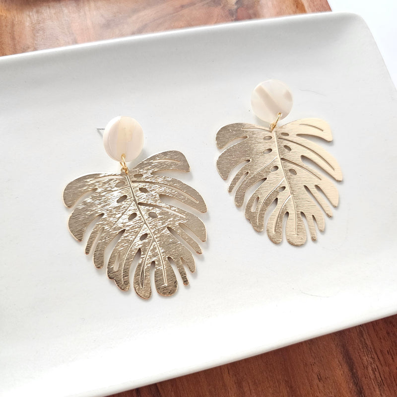 Belize Earrings - Ivory