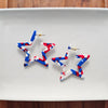 Star Hoops - Red, White & Blue