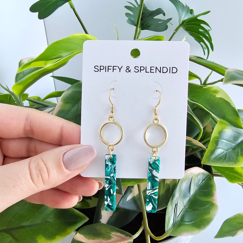 Isabella Earrings - Sea Green