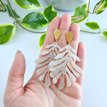 Palm Earrings - Seashell