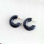 Chloe Hoops - Black