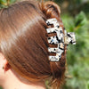 Catherine Hair Claw - Ivory & Slate