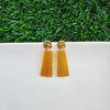 Mia Mini Earrings - Yellow Gold Glitter