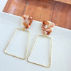 Ariana Earrings - Rust