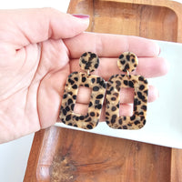 Margot Earrings - Cheetah