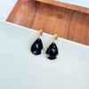 Leah Earrings - Onyx Black