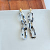 Charlotte Earrings - Ivory & Slate