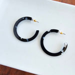 Camy Hoops - Onyx Black