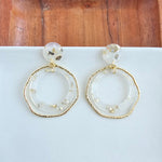 Georgia Earrings - Gold Flake