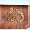 Sloan Earrings - Gold Foil