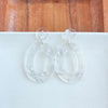 Sloan Earrings - Silver Foil