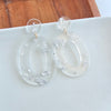 Sloan Earrings - Silver Foil