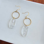 Rene Earrings - Silver Foil