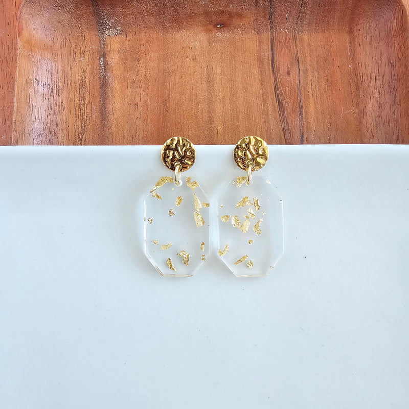 Lexi Earrings - Gold Foil