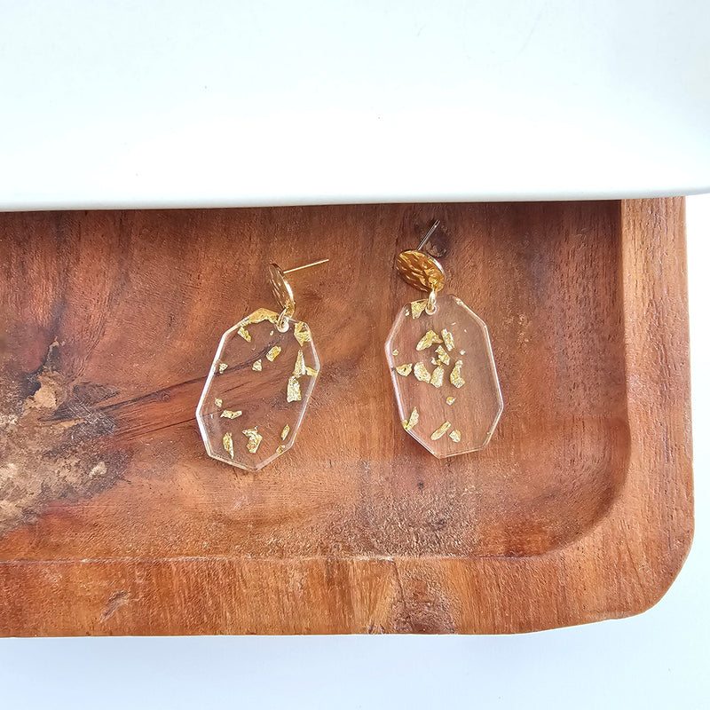 Lexi Earrings - Gold Foil