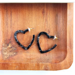 Heart Hoops - Black