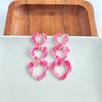 Valentina Earrings - Pink Punch