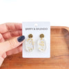 Lexi Earrings - Gold Foil