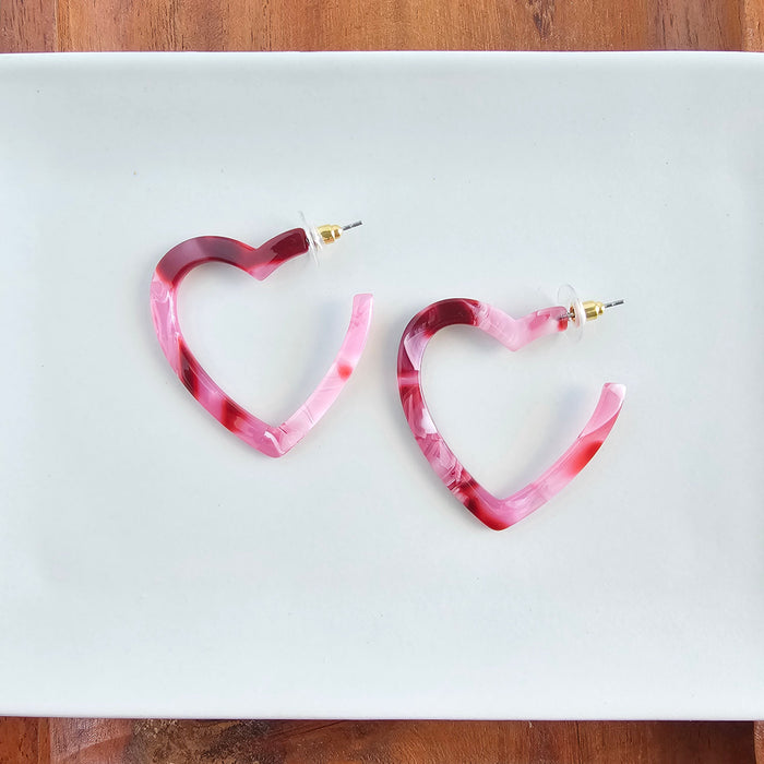 Heart Hoops - Strawberry Fizz