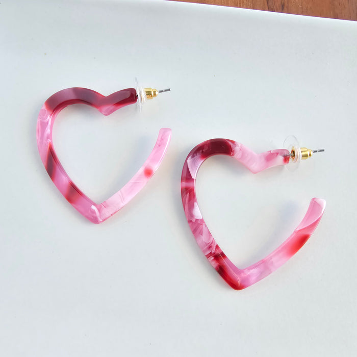 Heart Hoops - Strawberry Fizz