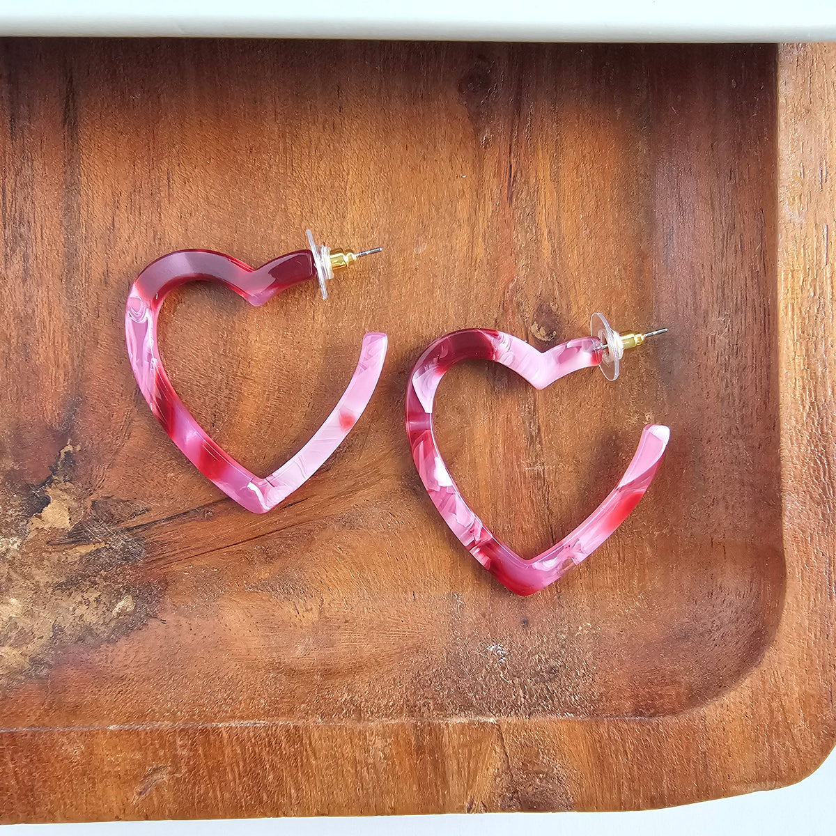 Heart Hoops - Strawberry Fizz