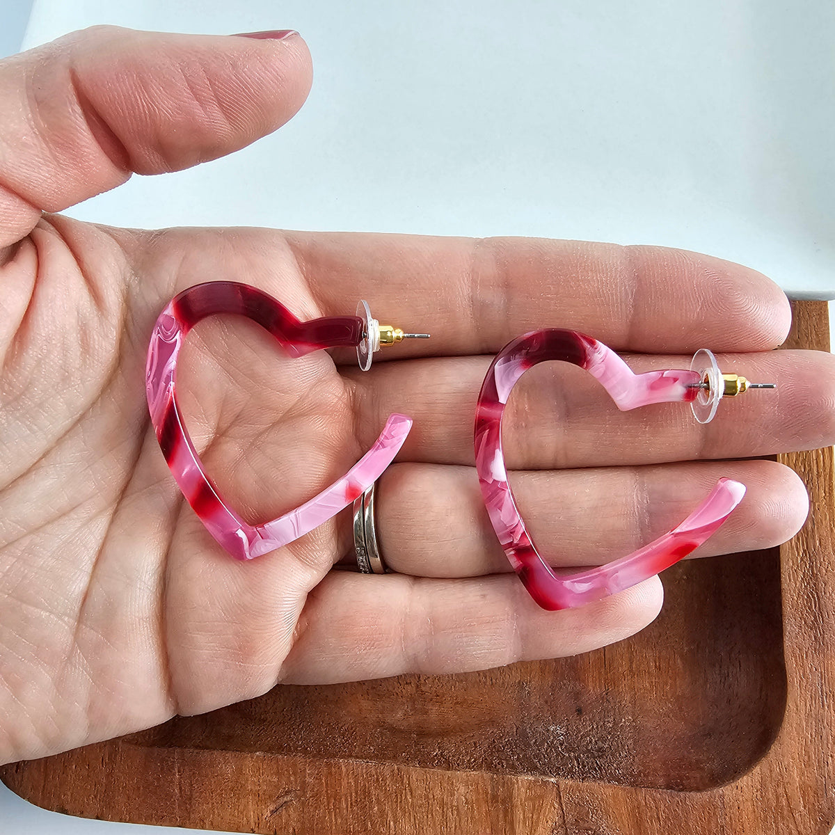 Heart Hoops - Strawberry Fizz