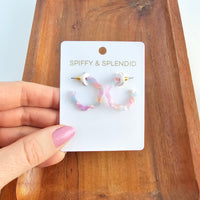 Posey Mini Hoops - Afterglow